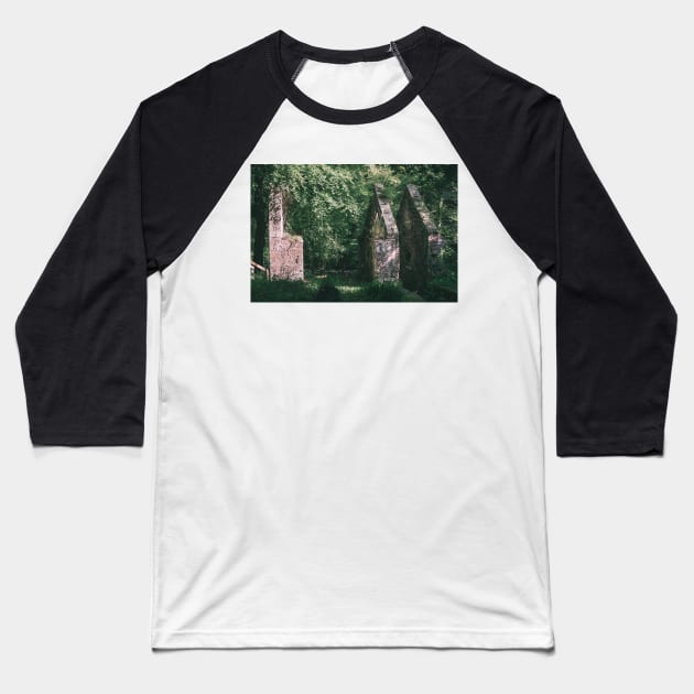 Watermill Ruins Baseball T-Shirt by Errne